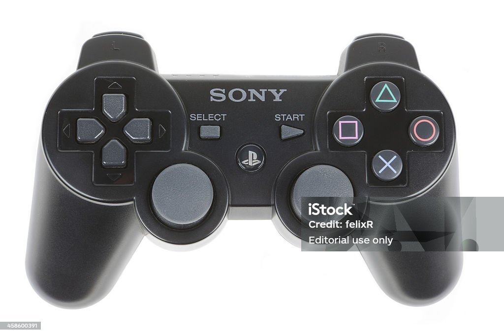 Playstation-Controller - Lizenzfrei Drehknopf Stock-Foto