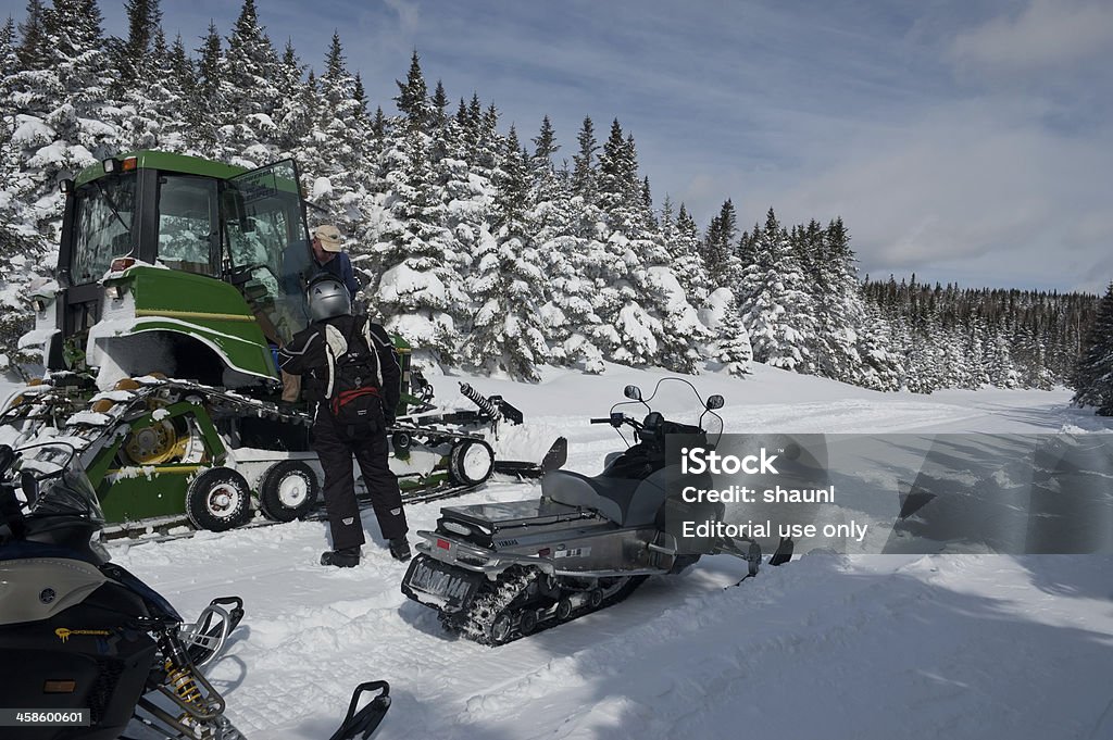 Moto de neve de Cape Breton - Royalty-free Adulto Foto de stock