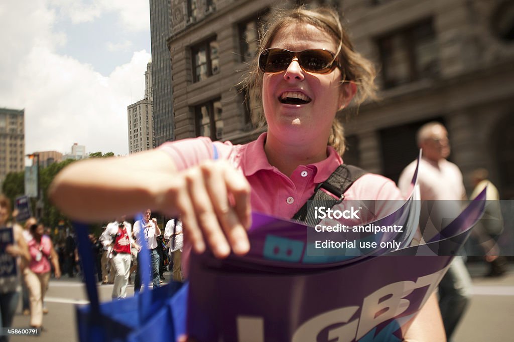 New York Gay Pride marzo - Foto stock royalty-free di 2009