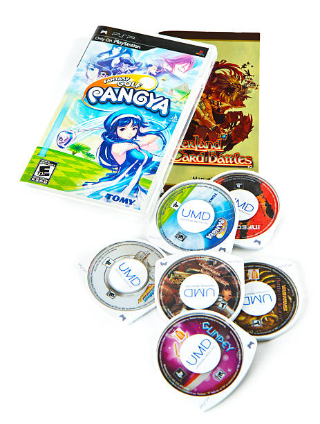 Various Psp Games Stock Photo - Download Image Now - Color Image, Handheld  Video Game, Leisure Games - iStock