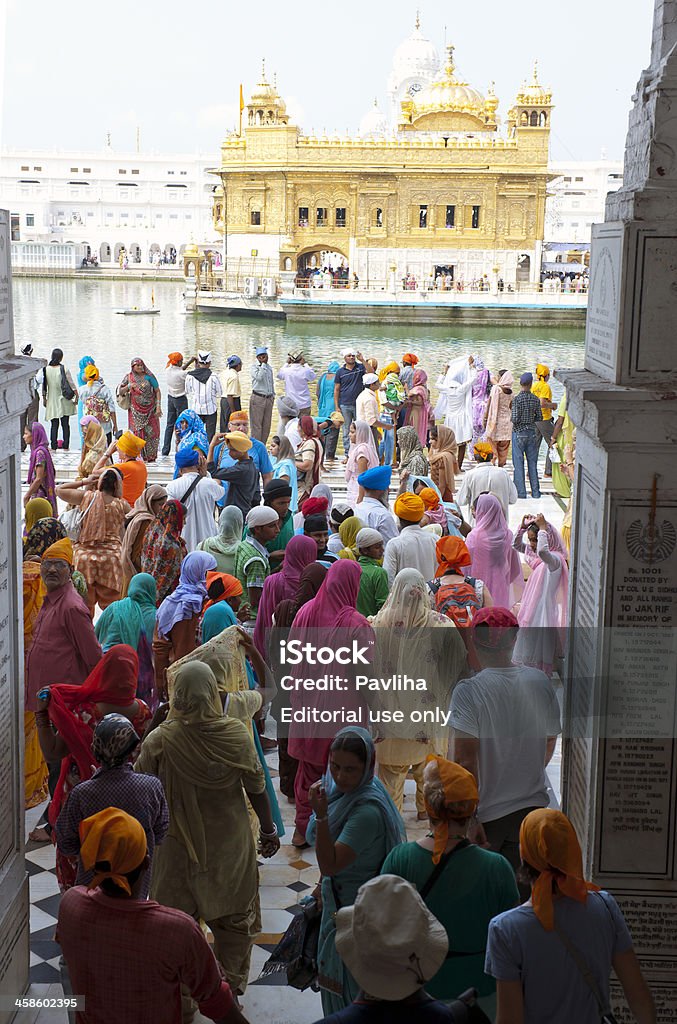 Indian pèlerins de Temple d'Or à Amritsar - Photo de Adulte libre de droits