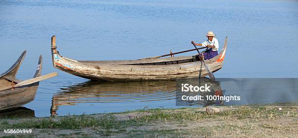 Along The Irrawaddy Myanmar Stock Photo - Download Image Now - Active Seniors, Adult, Asia