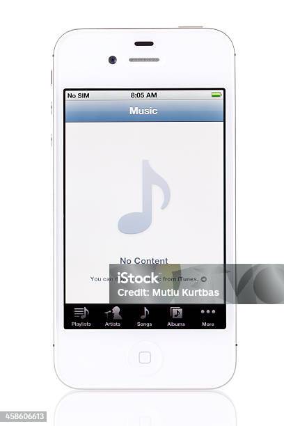 Blanco Para Apple Iphone 4s Foto de stock y más banco de imágenes de Agarrar - Agarrar, Aplicación para móviles, Blanco - Color