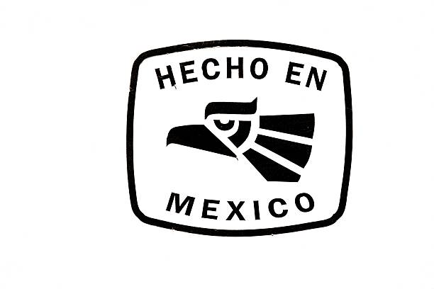 Cabo San Lucas, Mexico - March 2, 2011: Made In Mexico sign. A painted sign in Spanish reading Hecho En Mexico. This imprint generally denotes a product made in Mexico.