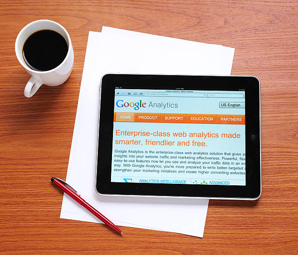 google analytics no ipad - google analytics - fotografias e filmes do acervo