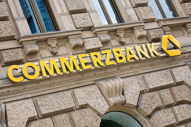 Commerzbank logotipo - foto de stock