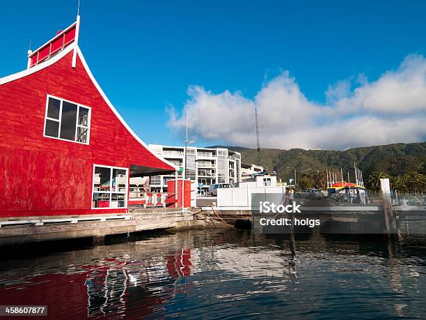 Foto de Porto De Picton Nova Zelândia e mais fotos de stock de Aldeia - Aldeia, Arquitetura, Baía