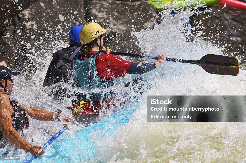 Na Gauley Whitewater - Royalty-free Ao Ar Livre Foto de stock