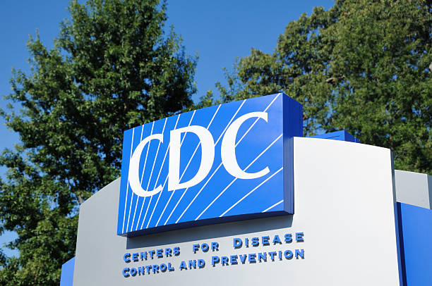 Centers for disease control and prevention sign stock photo