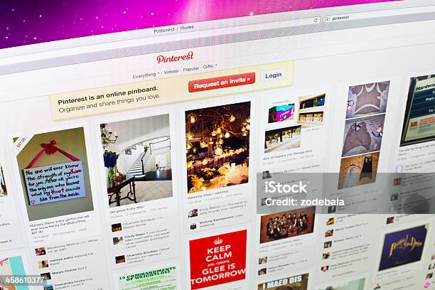 Pinterest Strona Główna - zdjęcia stockowe i więcej obrazów Pinterest - Pinterest, .com, Adres internetowy