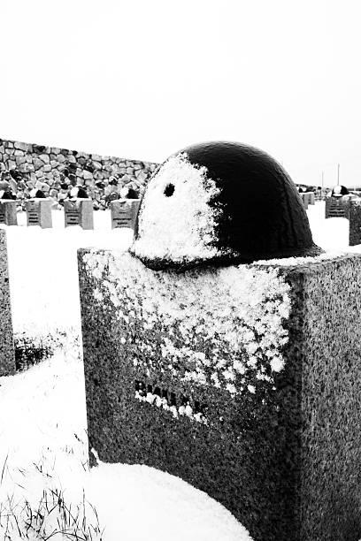 soldier's grave - double_p stockfoto's en -beelden
