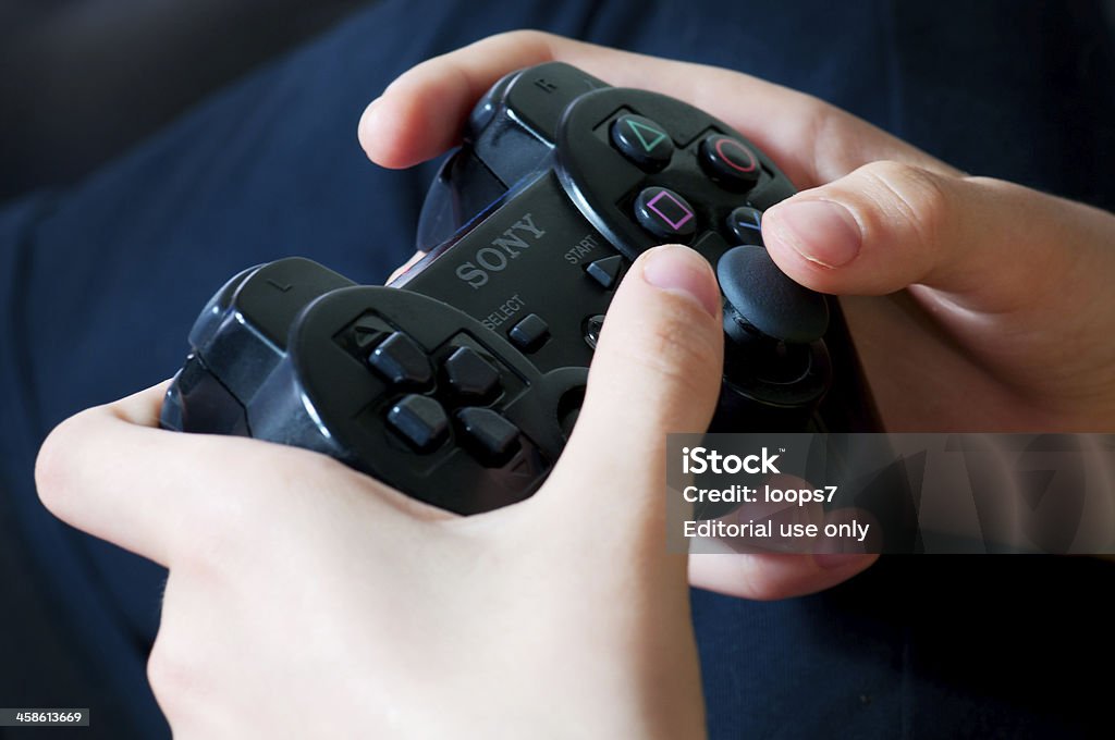 Playstation controlador inalámbrico - Foto de stock de Playstation libre de derechos