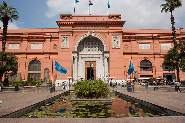 musée égyptien - cairo egyptian museum museum egypt photos et images de collection