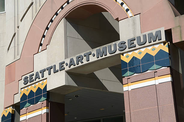 Seattle Art Museum Stock Photo - Download Image Now - Seattle Art