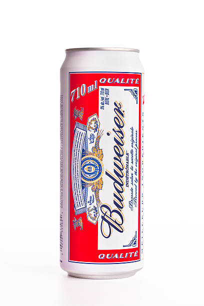 budweiser big 710 ml können - bud stock-fotos und bilder