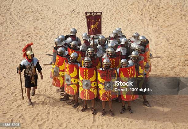 Legion In Formation Jerash Jordan Stock Photo - Download Image Now - Roman, Roman Centurion, Army