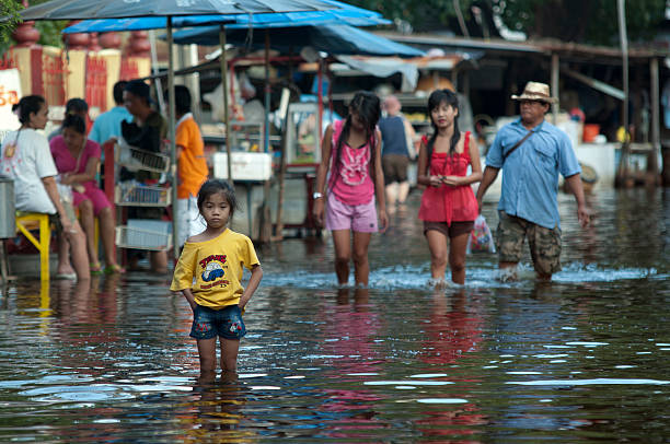 Bangkok Flood 2011 stock photo