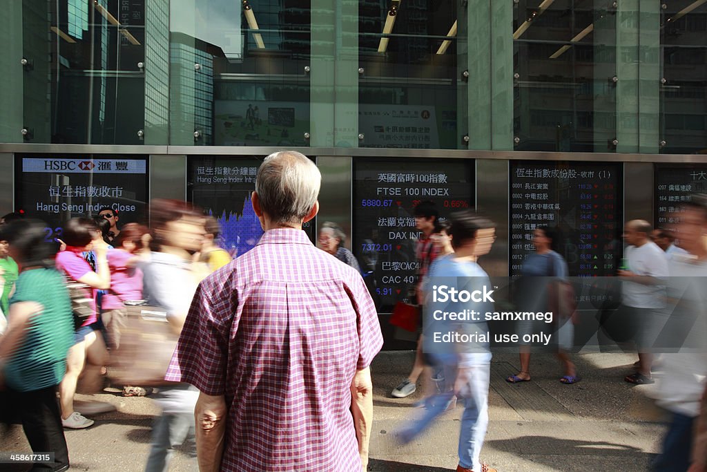 City Life-Hong Kong - Lizenzfrei Kurstafel Stock-Foto