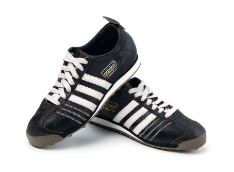 London, United Kingdom October 31st 2011: adidas chile 62 trainer, Adidas AG is a German sports apparel manufacturer