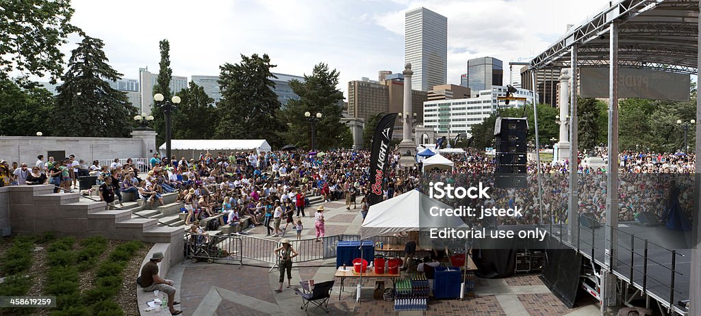 Pridefest w Civic Center, Park Denver - Zbiór zdjęć royalty-free (Denver)