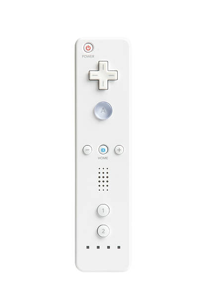 White Wii Wireless Video Game Remote Control – Isolated  / Clipping Path stock photo