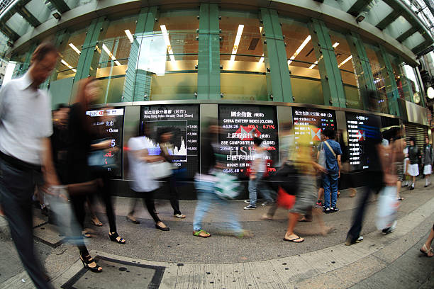 City Life Hong Kong stock photo