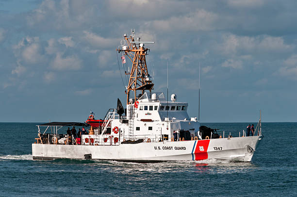 US Coast Guard Vessel stock photo