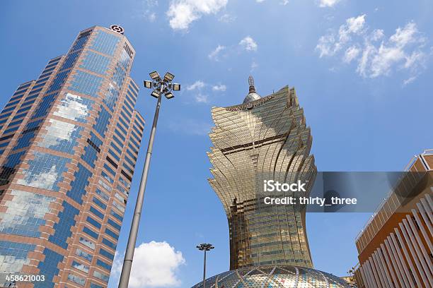 Modern Buildings In Macao Stock Photo - Download Image Now - Casino, Macao, Architectural Dome