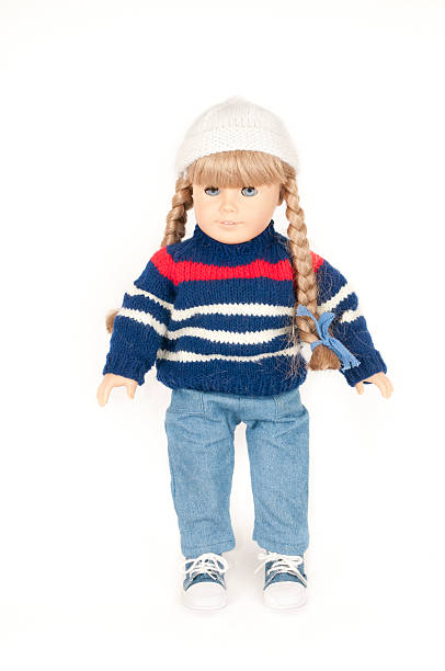 American Girl Doll Kirsten with Blonde Braids stock photo