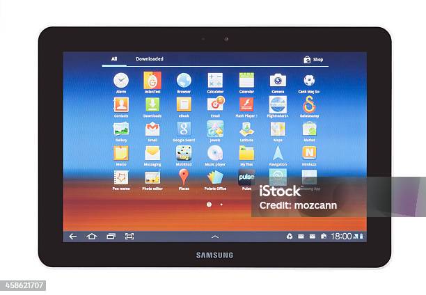Samsung Galaxy Tab 101 - zdjęcia stockowe i więcej obrazów Samsung - Samsung, Tablet, Bez ludzi