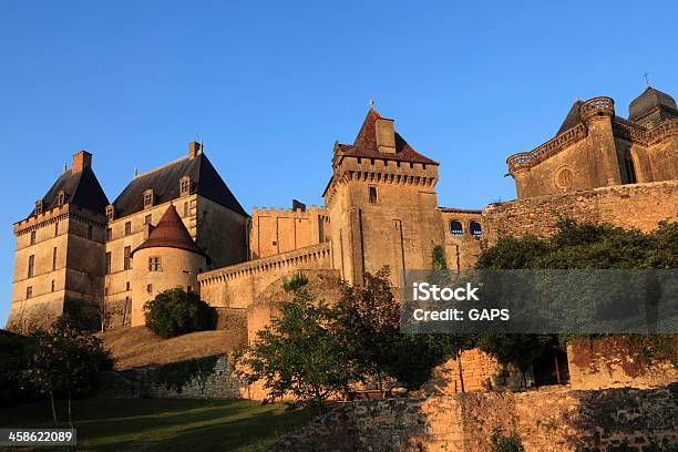Exterior Of Biron Castle In The Dordogne Stock Photo - Download Image Now - Aquitaine, Architecture, Castle