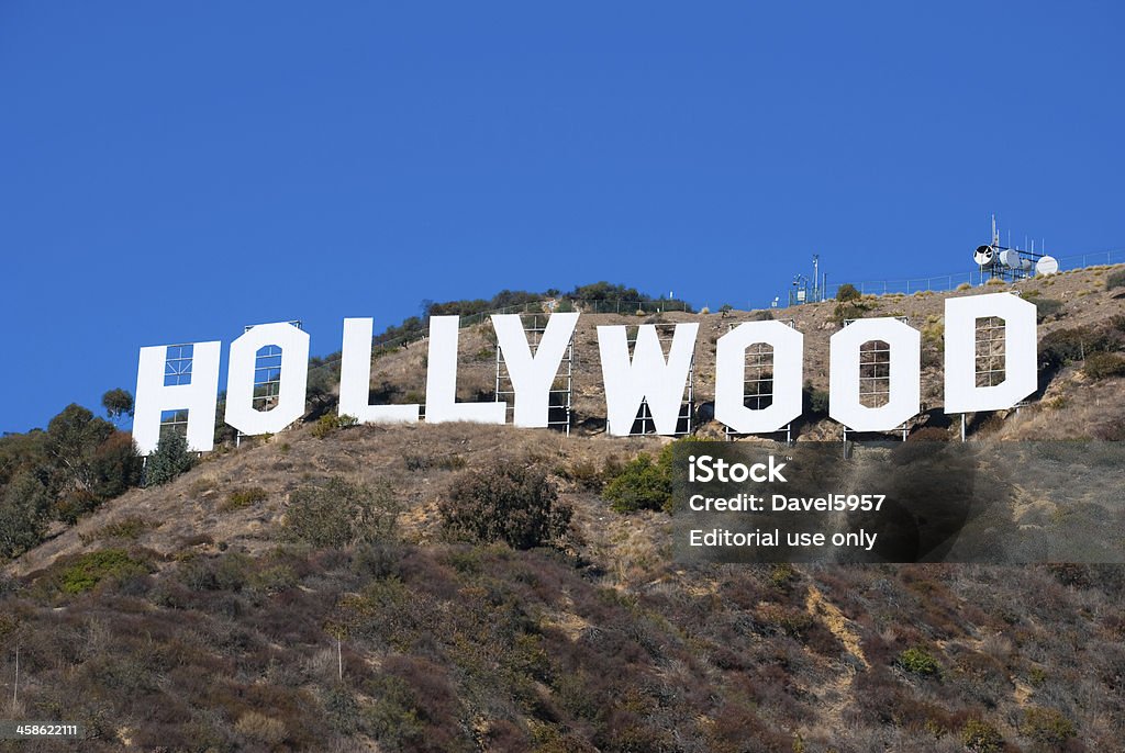 Foto de Letreiro De Hollywood e mais fotos de stock de Placa de