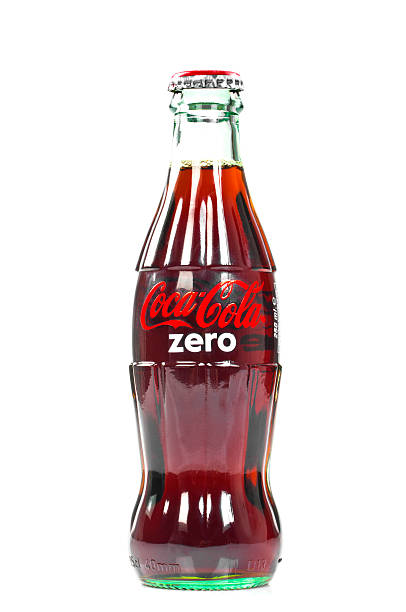 Coca-Cola Zero collection Alanya, Turkey - May 01, 2012: Coca-Cola Zero bottle, a new edition, studio shot. Coca-Cola Zero is a low calorie drink available around the world. coke zero photos stock pictures, royalty-free photos & images