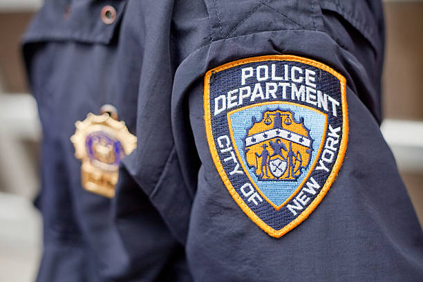 NYPD Crest stock photo