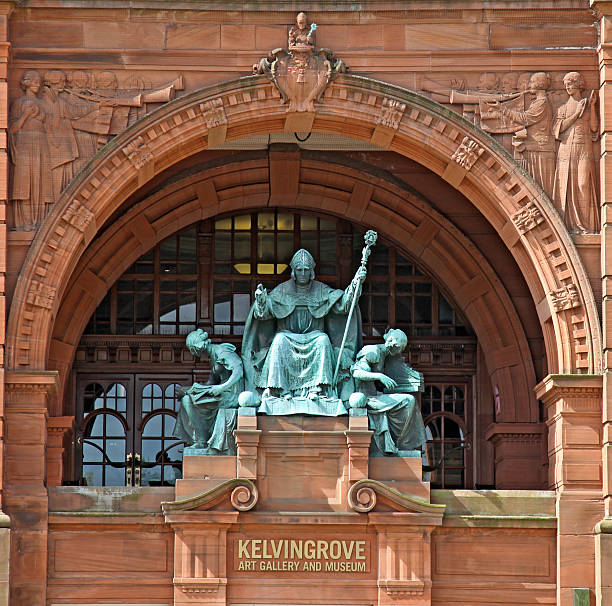 kelvingrove art gallery and museum in Glasgow. Shot of the facade in 2014.