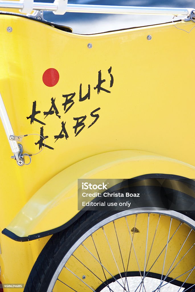 Kabuki Kab primer plano - Foto de stock de Bicicleta libre de derechos