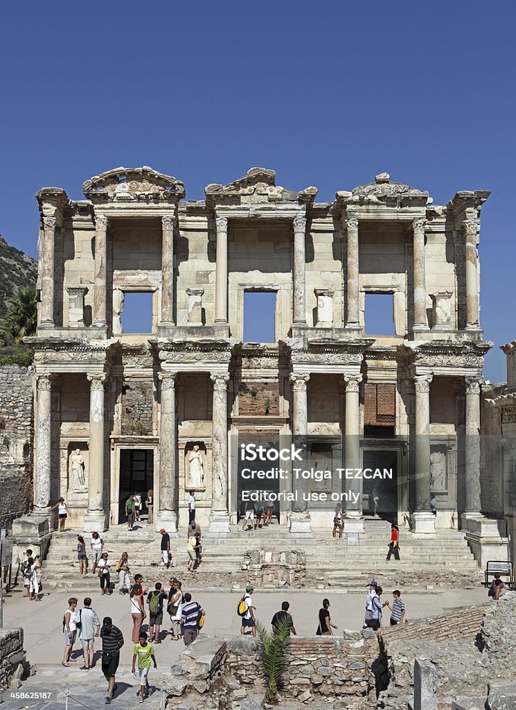 Touristen in Ephesos - Lizenzfrei Architektur Stock-Foto