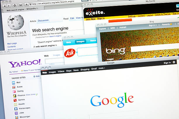 Search Engines stock photo