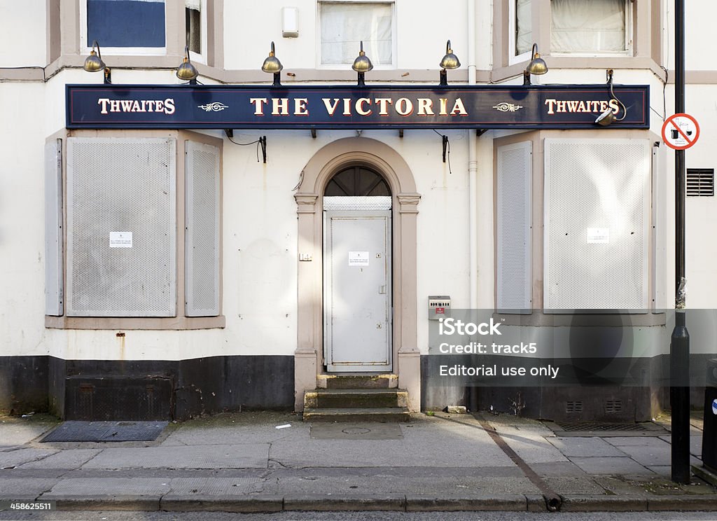 Il Victoria Pub, Morecambe, Lancashire, Regno Unito. - Foto stock royalty-free di Ambientazione esterna