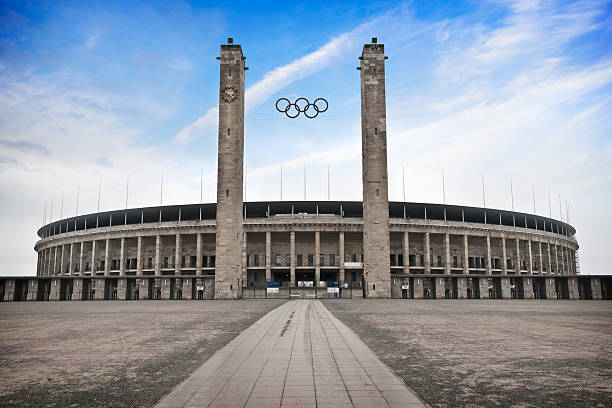 베를린 올림픽경기장 - the olympic games 뉴스 사진 이미지