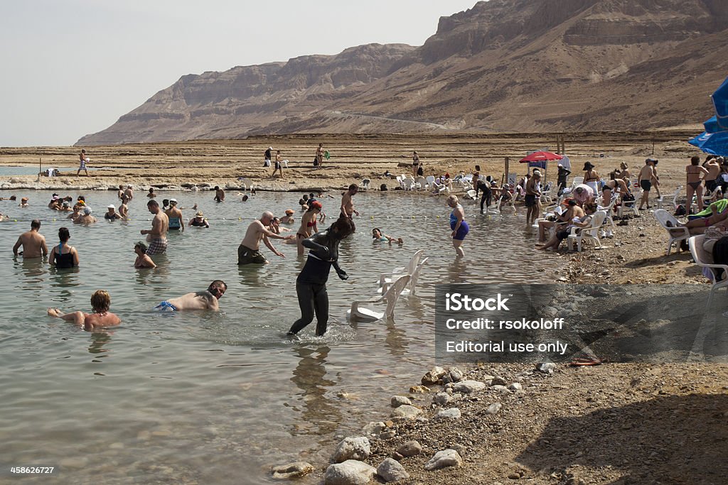 Mineral plage, mer Morte, Israël - Photo de Activité de loisirs libre de droits