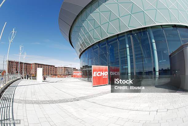 Echo Arena W Mieście Liverpool Obiektyw Typu Rybie Oko - zdjęcia stockowe i więcej obrazów Albert Dock