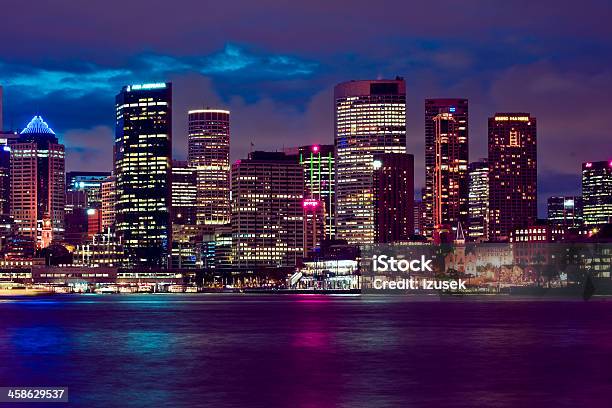 Sydney Skyline Stock Photo - Download Image Now - Architecture, Australia, Blue