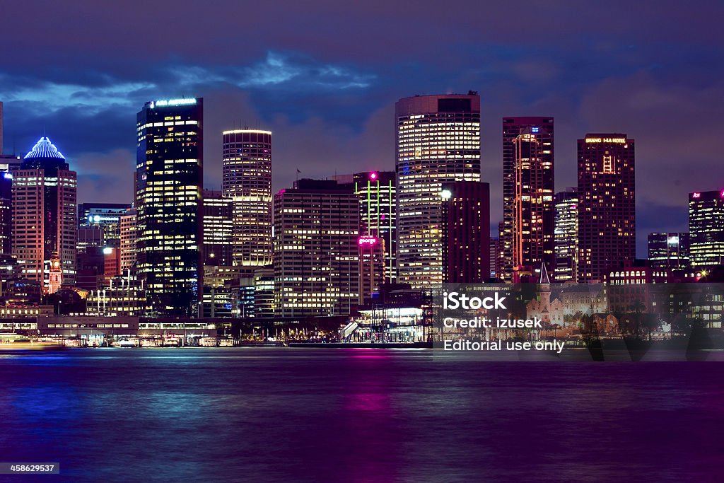 Horizonte de Sydney - Royalty-free Anoitecer Foto de stock