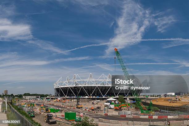 2012 런던 올림픽 경기장 제작 건설 현장에 대한 스톡 사진 및 기타 이미지 - 건설 현장, 런던-잉글랜드, 스타디움