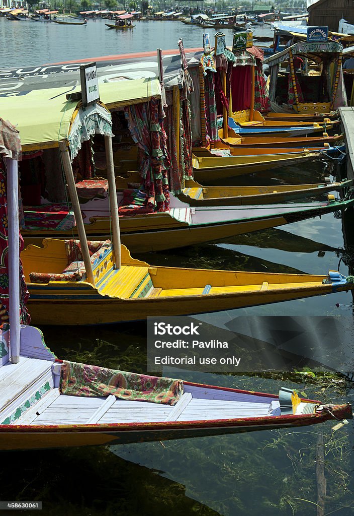 Shikara Boote auf dem See Dal Srinagar Indien - Lizenzfrei Asien Stock-Foto