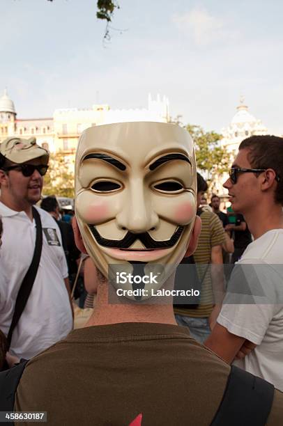 Anónimo Protester Foto de stock y más banco de imágenes de Autoridad - Autoridad, Boicot, Caída de la bolsa de acciones