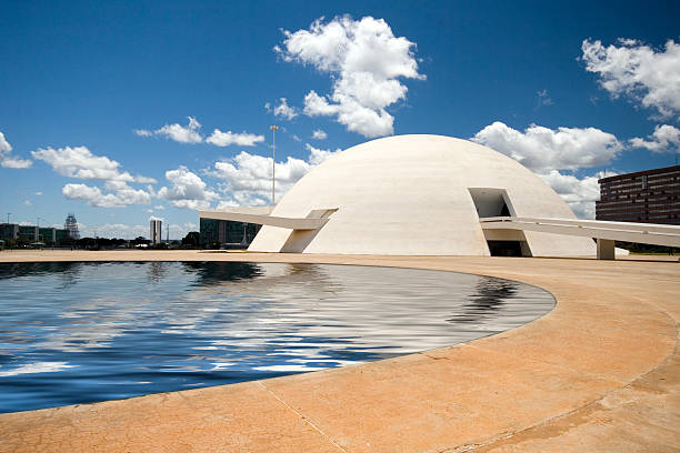 National Museum Brasilia stock photo