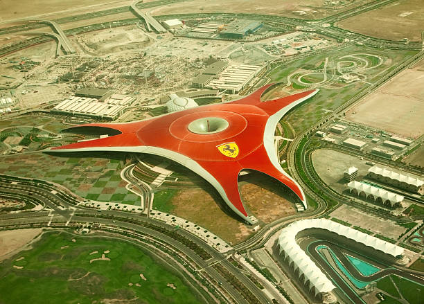 Ferrari World Park stock photo