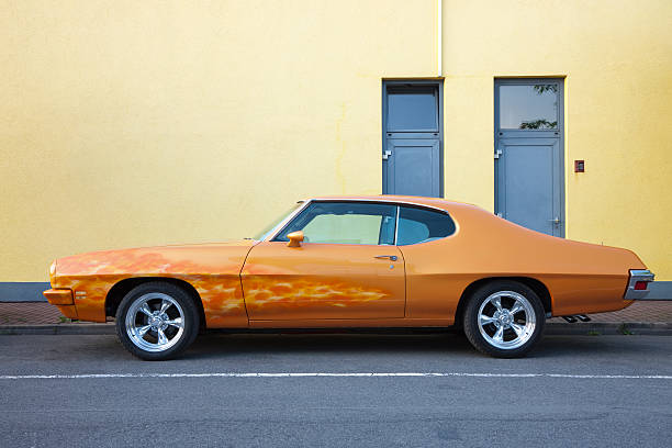 1972 pontiac le mans muscles de voiture classique - pontiac photos et images de collection